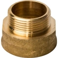 Переходник STOUT ВН 1 1/2 x 1 1/4 внутренняя/наружная резьба латунный - миниатюра фото 3