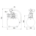 Насосная станция Grundfos CMB 5-46 бак 60 литров - миниатюра фото 3
