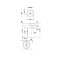 Накладная круглая раковина Duravit Bagnella 48 см без перелива, белая (451480000) - миниатюра фото 4