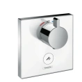 Встраиваемый термостат для душа Hansgrohe ShowerSelect с кнопкой переключения и отделкой белый/хром (15735400) - миниатюра фото 1