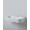 Подвесная раковина AZZURRA GLAZE 75 см с одним отверстием, белая - миниатюра фото 3