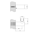 Поворотный держатель для душевой лейки GESSI 316, цвет steel brushed (54160#239) - миниатюра фото 2