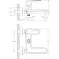 Смеситель для ванны с душем Rush Devon DE7535-44 - миниатюра фото 6