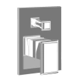 Gessi Eleganza: Встраиваемый смеситель с автоматическим переключателем ванна/душ в цвете Finox (46079#149) - миниатюра фото 1