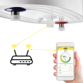 Водонагреватель Zanussi ZWH/S 50 Splendore XP 2.0 WI-FI белый - миниатюра фото 4