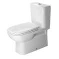 Бачок универсальный Duravit D-Code с двойным смывом 6/3 л, хром, белый (927000004) - миниатюра фото 1