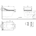 Подвесной унитаз TOTO SP CW522EY с интеллектуальным сиденьем Washlet SX и полной комплектацией - миниатюра фото 12