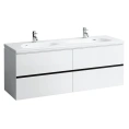 Тумба под раковину Laufen Palomba 1585x495x590 мм с 4 ящиками, белая матовая (4.0745.4.180.220.1) - миниатюра фото 1