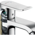 Смеситель для раковины Hansgrohe Metris 31084000 - миниатюра фото 4