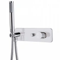 Смеситель для душа Bossini Oki с девиатором на 2 выхода и ручным душем ZEN, хром (Z005361.030) - миниатюра фото 1