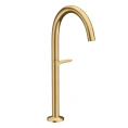 Смеситель для раковины AX One Sel 260 P-Open в цвете шлифованное золото (48030250) - миниатюра фото 1