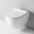 Унитаз подвесной Artceram FILE 2.0 безободковый, 36×52 см, белый матовый (FLV004 05 30) - миниатюра фото 1