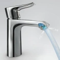 Смеситель для раковины Hansgrohe Metris 31084000 - миниатюра фото 2