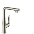 Кухонный смеситель Hansgrohe Talis M51 с вытяжным душем и поворотным изливом (73850800) - миниатюра фото 1