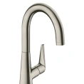 Кухонный смеситель Hansgrohe Talis M51: однорычажный, поворотный излив, цвет под сталь (72814800) - миниатюра фото 1