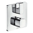 Термостат для ванны AX Urquiola встраиваемый с хромированной панелью и двумя выходами (11733000) - миниатюра фото 1