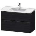 Подвесная тумба Duravit D-Neo с 2 ящиками, цвет Black Oak, 984x452x625 мм (DE435601616) - миниатюра фото 1