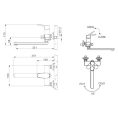 Универсальный смеситель Bravat Pure F6105161C-01A - миниатюра фото 3