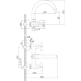 Смеситель для ванны с душем Rossinka RS39-83 - миниатюра фото 2