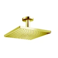 Верхний душ HG Raindance 300x300 мм с потолочным держателем, 1 струя, золото (26250990) - миниатюра фото 1