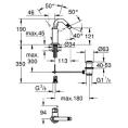 Смеситель Grohe Atrio для биде 32108001 - миниатюра фото 2