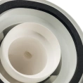 Элемент дымохода конденсационного Stout колено/адаптер DN60/100 90 градусов м/п PP-AL с фланцем SCA-8610-240090 - миниатюра фото 2
