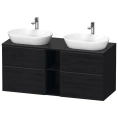 Тумба подвесная Duravit D-Neo, 644x1400x550 мм, 2 ящика, Black Oak (DE4970B1616) - миниатюра фото 1
