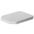 Сиденье для унитаза Duravit 1930 белое с нержавеющими петлями без микролифта (64810000) - миниатюра фото 1