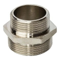 Ниппель STOUT НН переходной 1 1/2 x 1 1/4 никелированный - миниатюра фото 1