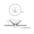 Раковина Kerasan Deco Cocktail: накладная, d45 см, белая (480101) - миниатюра фото 2