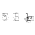 Унитаз-компакт Ideal Standard Connect Arc с эргономичным дизайном (E803601) - миниатюра фото 6