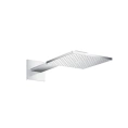 Верхний душ AX ShowerSolution 250x250 мм, 2 форсунки, с держателем 450 мм, хром (35310000) - миниатюра фото 1