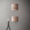 Смеситель для душа Gessi Hi-Fi с подключением до 3 источников в медном исполнении PVD (63081#030) - миниатюра фото 1