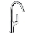 Смеситель для раковины Hansgrohe Logis с донным клапаном и поворотным изливом, хром (71130000) - миниатюра фото 1