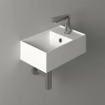 Раковина подвесная SIMAS AGILE 40x27 см белая, правая - миниатюра фото 1