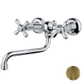 Настенный смеситель для раковины Nicolazzi Nuova Brenta с двумя ручками, бронза (2505BZ) - миниатюра фото 1
