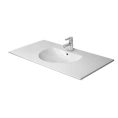 Раковина Duravit Darling New для мебели с 3 отверстиями под смеситель 1030x545мм Белый (499100030) - миниатюра фото 3