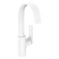 Смеситель для раковины Hansgrohe Vivenis: поворотный излив 210 мм, матовый белый, без донного клапана (75032700) - миниатюра фото 1