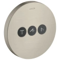 Встраиваемый модуль AX ShowerSelect с 3 запорными клапанами в шлифованном никеле (36727820) - миниатюра фото 1