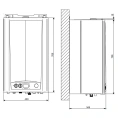 Газовый настенный двухконтурный котел Roda VorTech Duo CS28 - миниатюра фото 2