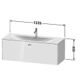 Тумба подвесная Duravit Brioso 234412: функциональная и эргономичная модель 444x1220x479 мм в глянцевом белом цвете (BR421402222) - миниатюра фото 2