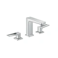 Смеситель для раковины Hansgrohe Metropol 110, на 3 отверстия, с донным клапаном Push-open, хром (74514000) - миниатюра фото 1