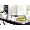 Смеситель Grohe Eurocube 31255000 для кухни однорычажный с хромированным покрытием - миниатюра фото 5
