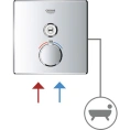Цифровой термостат Grohe Grohtherm SmartControl для душа - миниатюра фото 7
