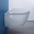 Унитаз подвесной Duravit Darling New Compact 360×485 мм с антивандальным покрытием WonderGliss (25490900001) - миниатюра фото 1