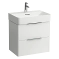 Подвесная база LAUFEN Base 8.1028.3 с двумя ящиками, 585×390×530 мм, белый глянец (4.0225.2.110.261.1) - миниатюра фото 1