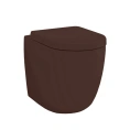 Унитаз напольный Artceram FILE 2.0 Rimless 36x52 см цвет cocoa (FLV005 39 00) - миниатюра фото 1