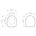Комплект смывного механизма VitrA Arkitekt 9005B003-7211 с хромированной кнопкой - миниатюра фото 8