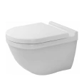 Подвесной унитаз Duravit Starck 3 Rimless с сиденьем Soft Close (45270900A1 - миниатюра фото 1