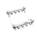 Коллекторная группа REHAU HLV на 7 выходов (РЕХАУ - 11102091001)1x3/4ЕК из нержавеющей стали - миниатюра фото 1